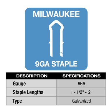 Milwaukee M18 FUEL Utility Fencing Stapler Kit, large image number 1