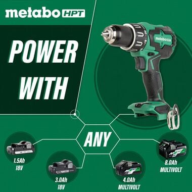 Metabo HPT 18V Brushless Li-Ion Driver Drill: 620 in-Lbs (Bare Tool), large image number 5