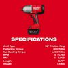 Milwaukee M18 Brushless 1/2 in High Torque Impact Wrench with Friction Ring Kit, small image number 4