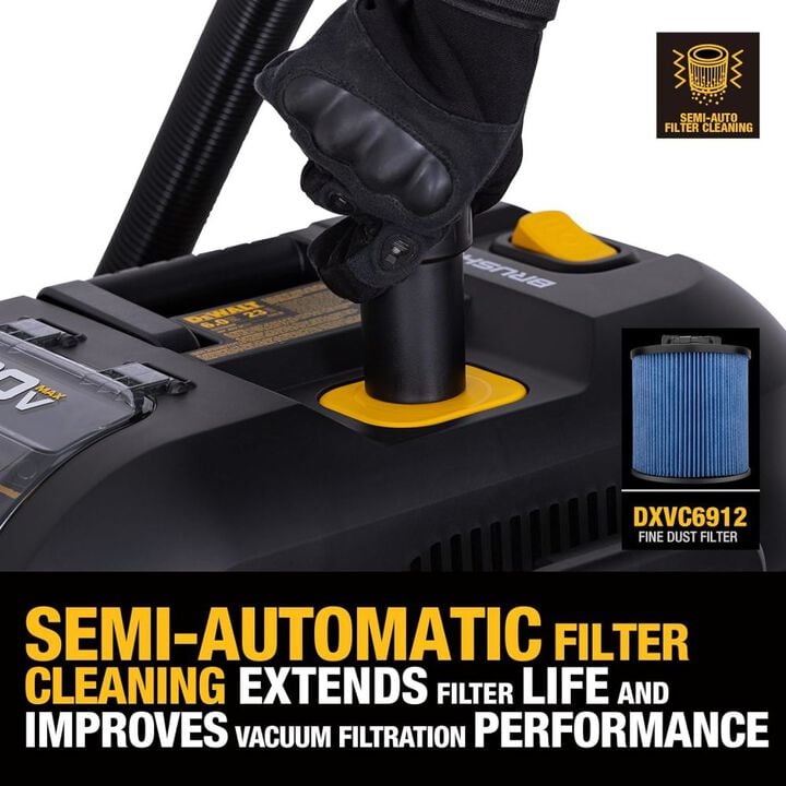 DEWALT 20V 6 Gallon 4 HP Cordless Wet/Dry Vacuum, large image number 6