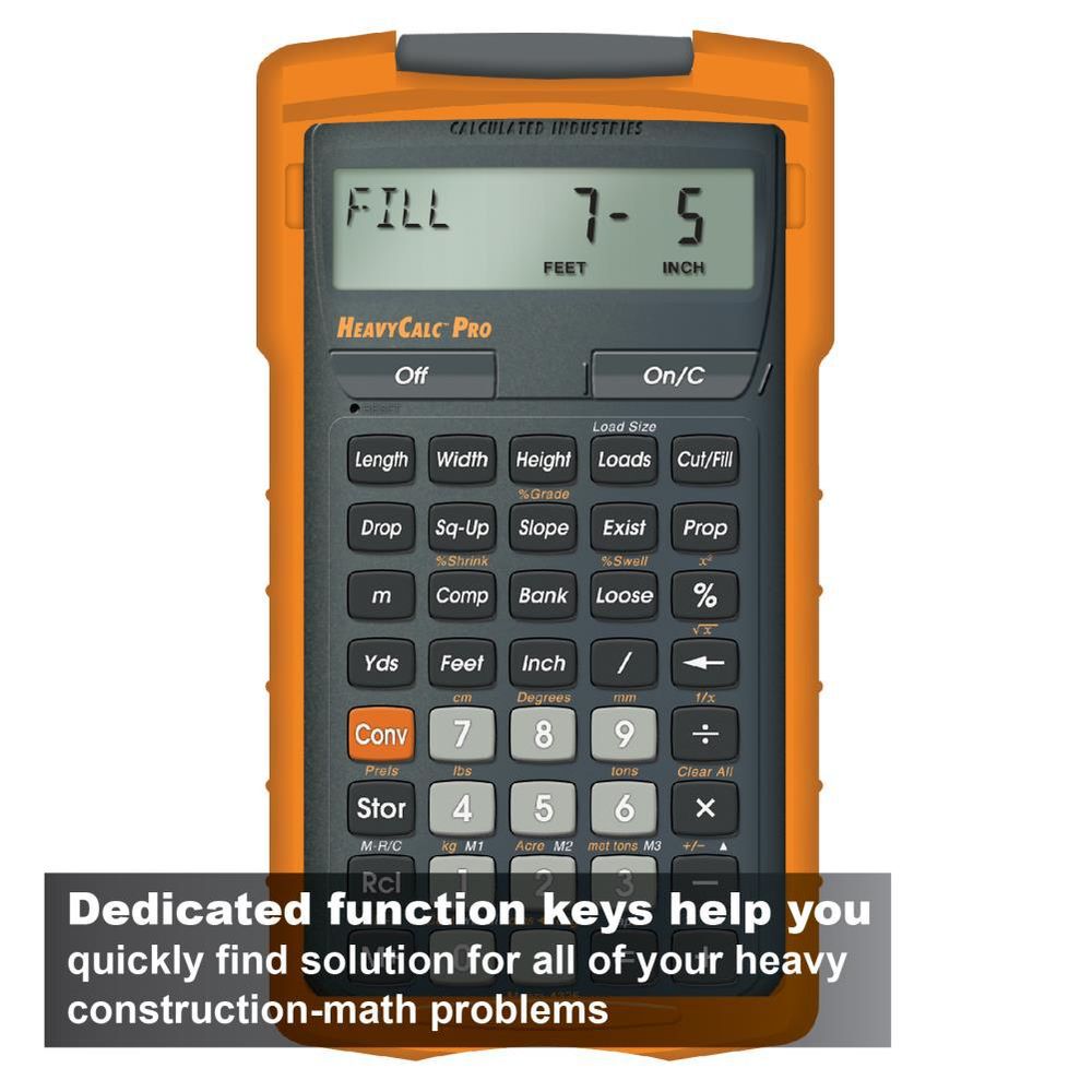 Calculated Industries Heavy Construction Math Calculator, large image number 5