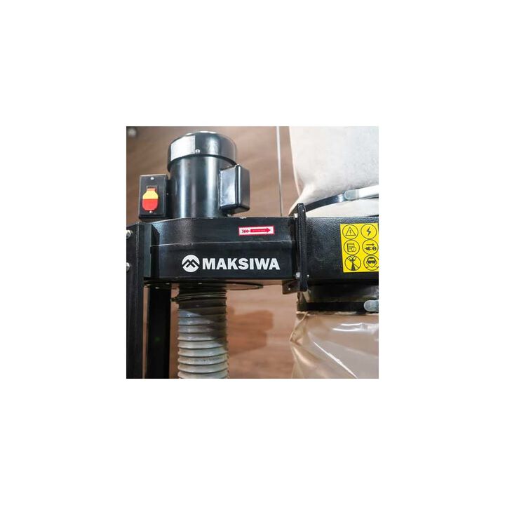 Maksiwa International Promotional Maksiwa Dust Collector 600 CFM 127/220V 1 Phase 1HP 1 Entry, large image number 4