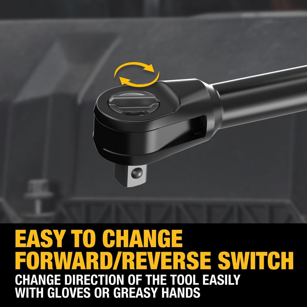 DEWALT 20V MAX ATOMIC 1/2 Inch Extended Reach Ratchet (Bare Tool), large image number 7
