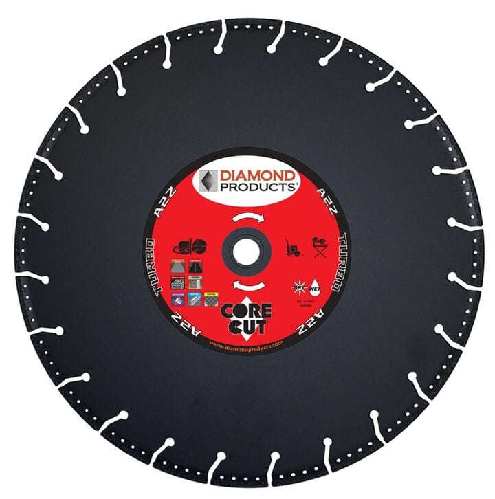 Diamond Products A2Z 16 Inch Segmented Rim Diamond Blade for All Material