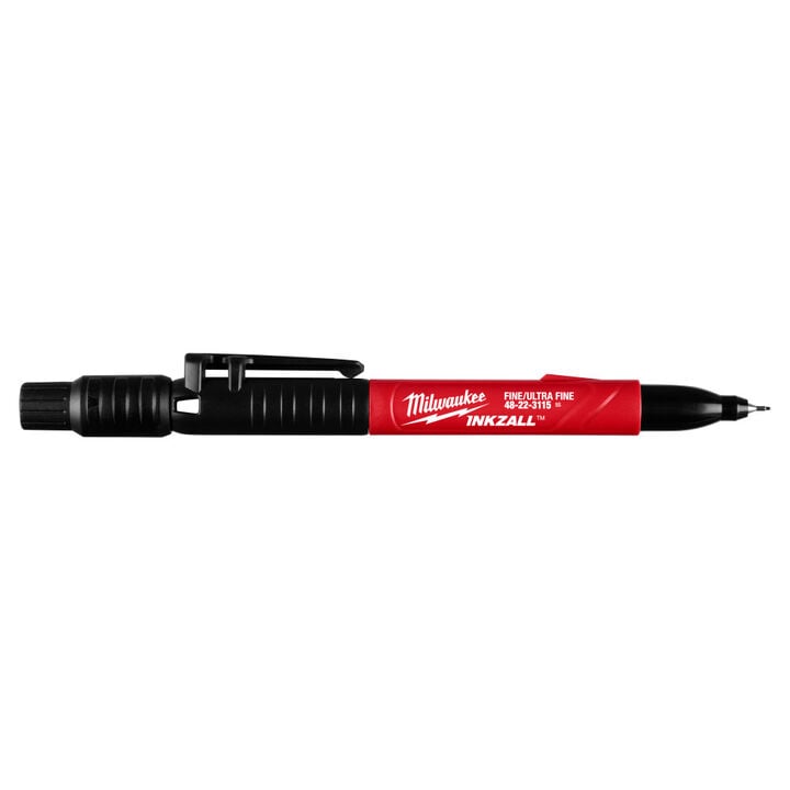 Milwaukee INKZALL Double-Sided Jobsite Fine Ultra Fine and Fine Tip Marker Black, large image number 9