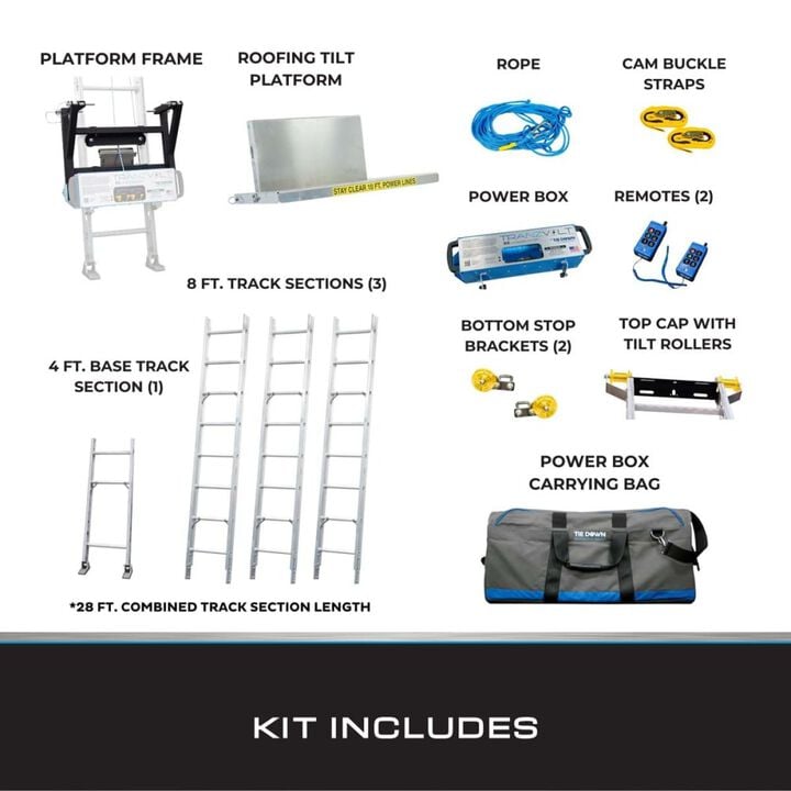 Tie Down TranzVolt Roofing Laddervator Kit, large image number 3