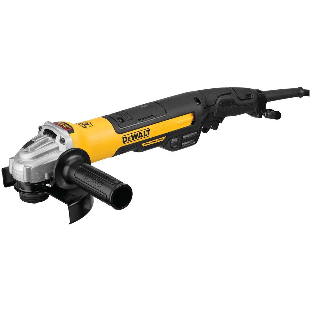 DEWALT 5in / 6in Small Angle Grinder with Kickback Brake No Lock On, large image number 2