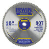 Irwin 10in x 80T Master Combination Thin Steel 5/8in Arbor - Carded, small