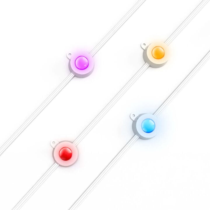Feit Electric 50 Ft. 100-240V Color Changing 30 LED String Light