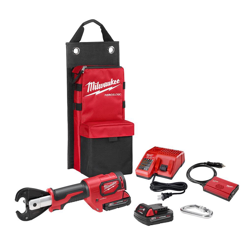 Milwaukee M18 Force Logic 6T Utility Crimping Kit with D3