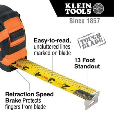 Klein Tools 25 Foot Non-Magnetic Tape Measure, large image number 1