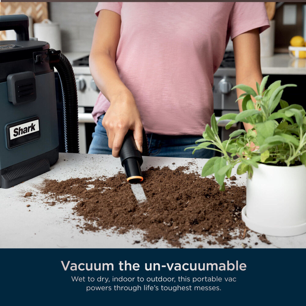 Shark MessMaster 1 Gallon 120V Corded Portable Wet or Dry Vacuum Burnt Ashes, large image number 8