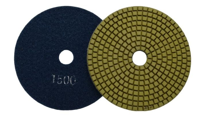 National Flooring Equipment 5 In. Polishing Pad - Resin Bond - 1500 Grit