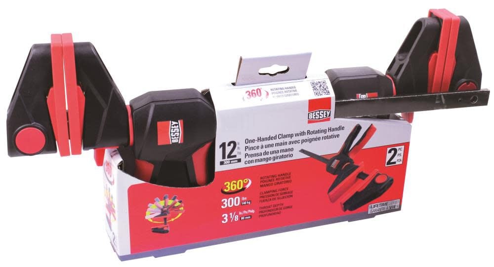 Bessey EHK Series 12 Inch Trigger Clamp 2 Pack – EHKL360-12-SET