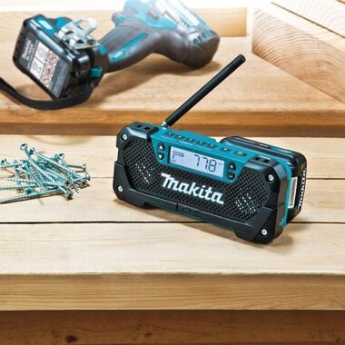 Makita 12 Volt CXT Lithium-Ion Cordless Compact Job Site Radio (Bare Tool), large image number 1