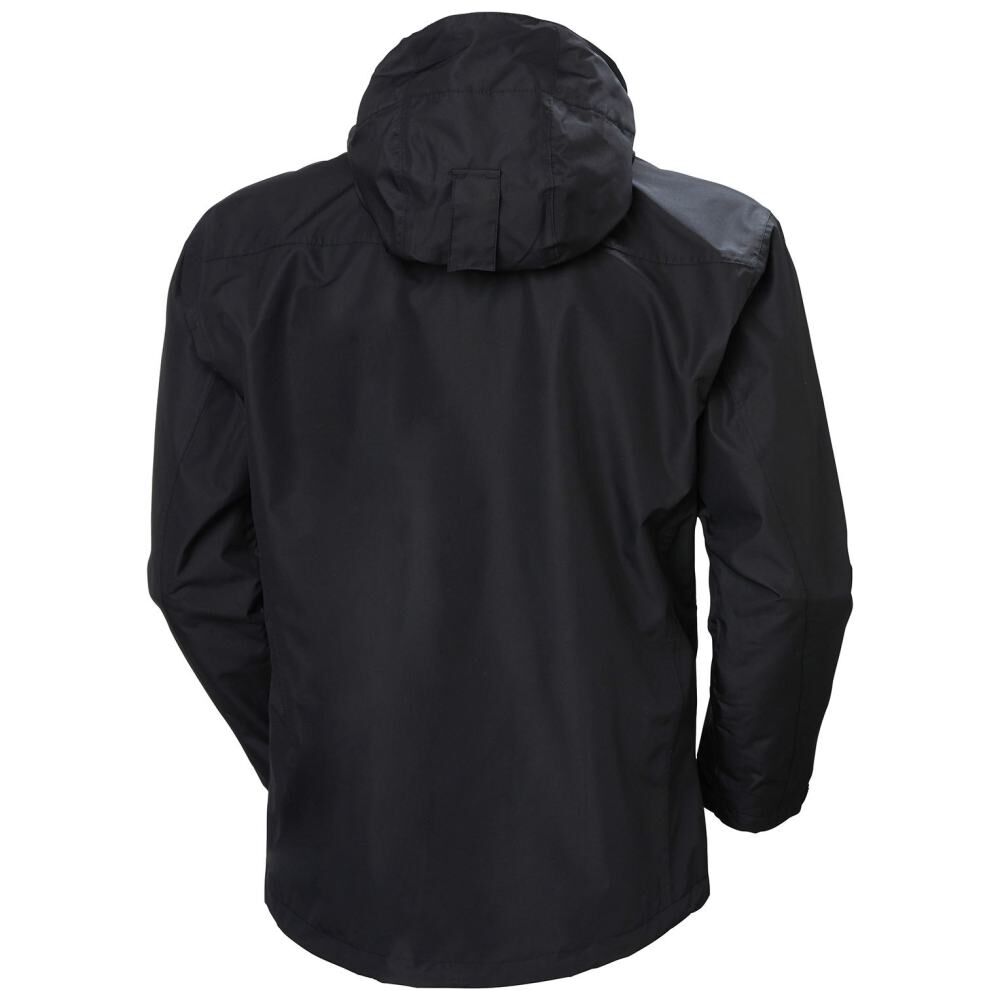 Helly hansen top black rain jacket