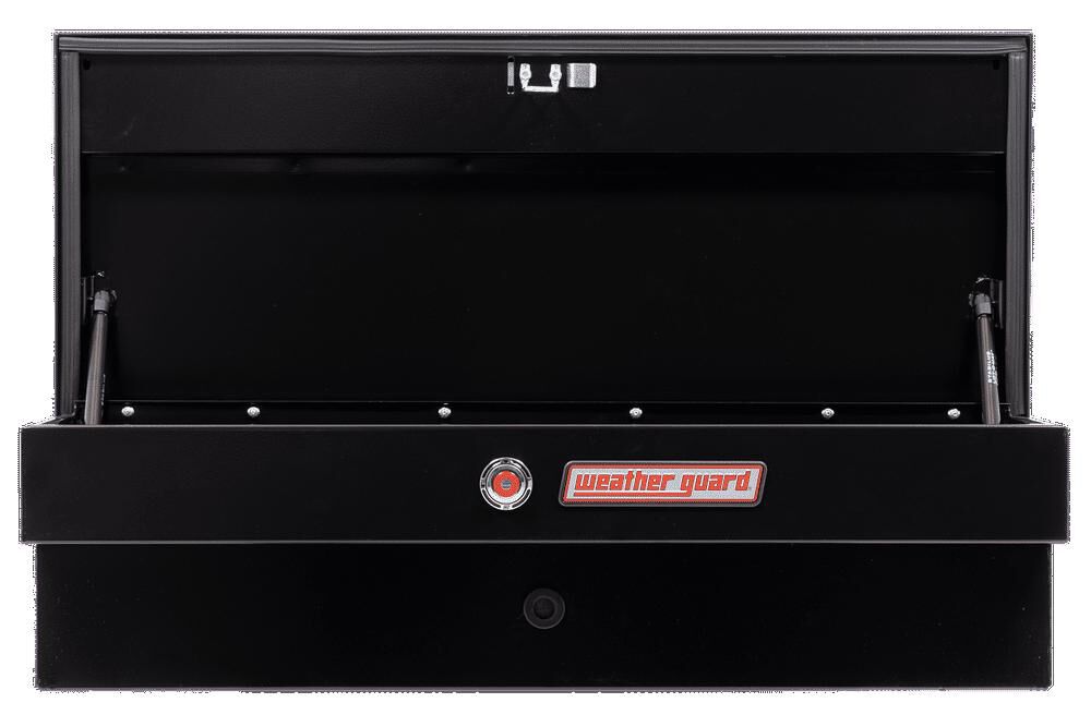 Weather Guard 41in Lo-Side Truck Tool Box Steel Gloss Black, large image number 3