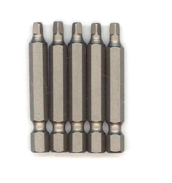 Bosch 2 Inch Square Recess R2 Power Bits 5 Piece