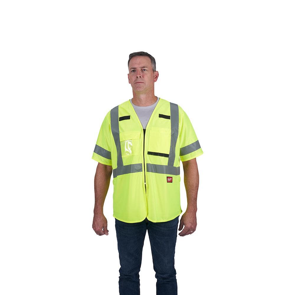 Milwaukee Class 3 High Visibility Safety Vest, large image number 2