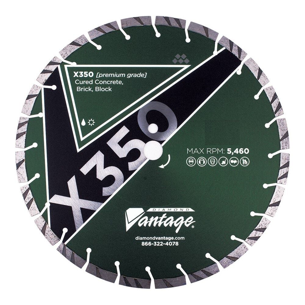 Diamond Vantage 18 Inch Segmented Diamond Blade for Masonry – 1812EX3-2