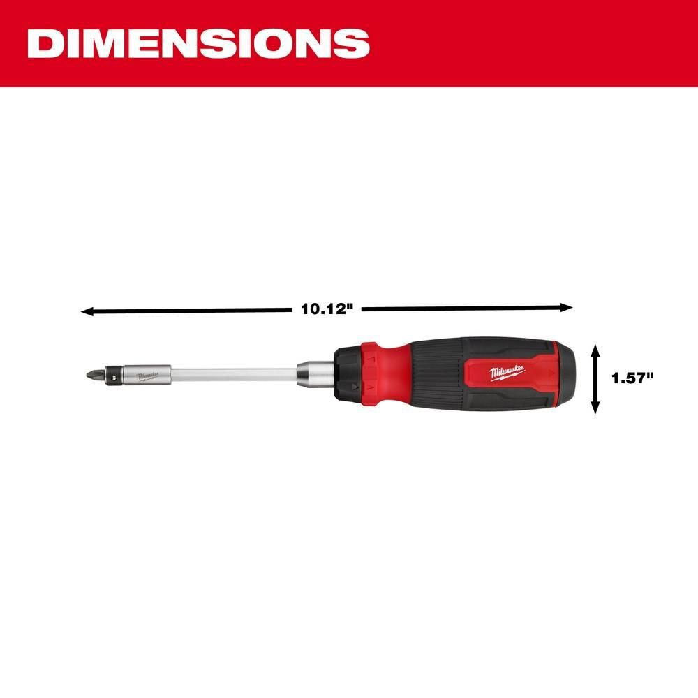 Milwaukee 27-in-1 Ratcheting Multi-Bit Screwdriver, large image number 3