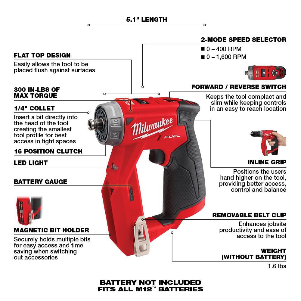 Milwaukee m12 driver 2025 drill