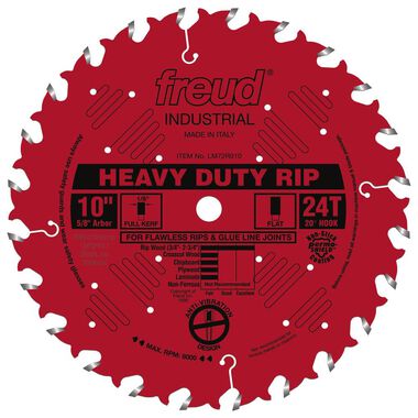 Freud 10in Heavy-Duty Rip Blade with Perma-SHIELD Coating