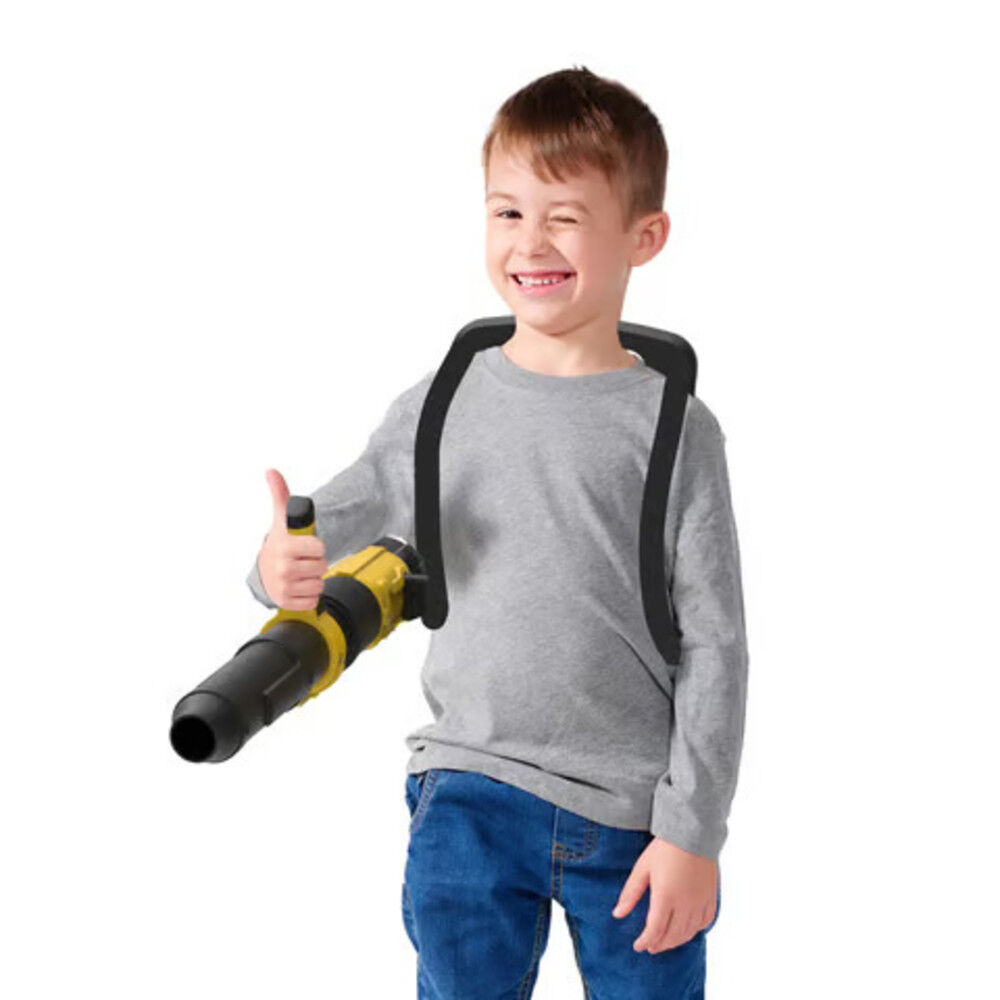 Stanley Jr Kids Battery-Powered Backpack Leaf Blower Toy, large image number 3