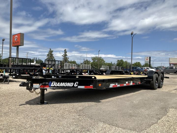 Diamond C HDT208L 24 Ft. x 80 Inch 18000 Lbs Tandem Axle Low-Profile Tilt-Bed Trailer, large image number 1