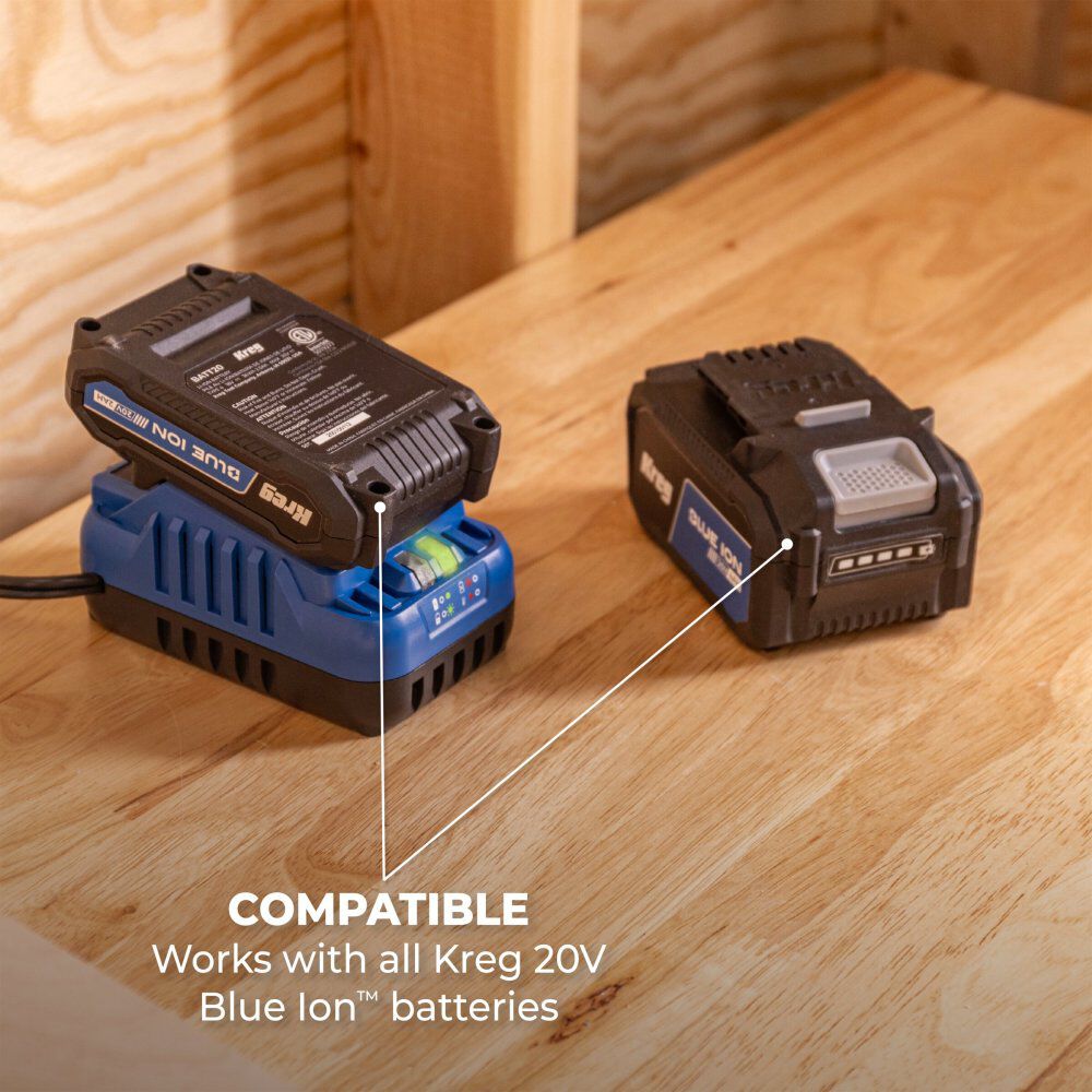 Kreg Blue Ion 20V Battery and Charger Starter Kit, large image number 10