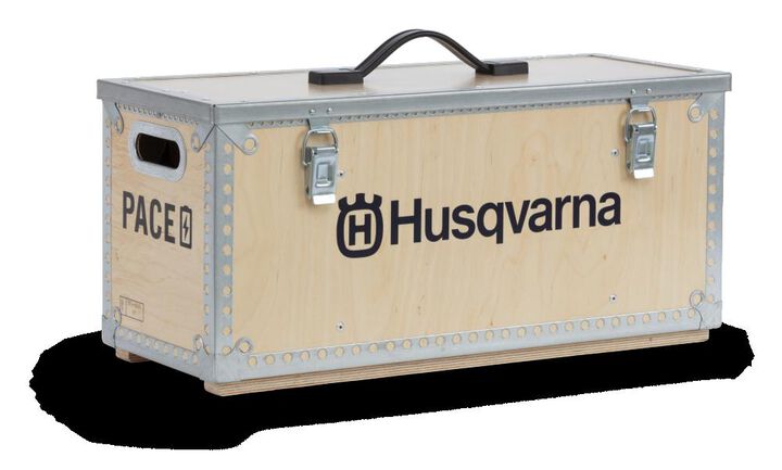Husqvarna Construction PACE II Battery Plywood Transportation Box