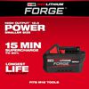 Milwaukee M18 REDLITHIUM FORGE XC 18V 6Ah Lithium Ion Power Tool Battery Pack with Fuel Indicator, small image number 2