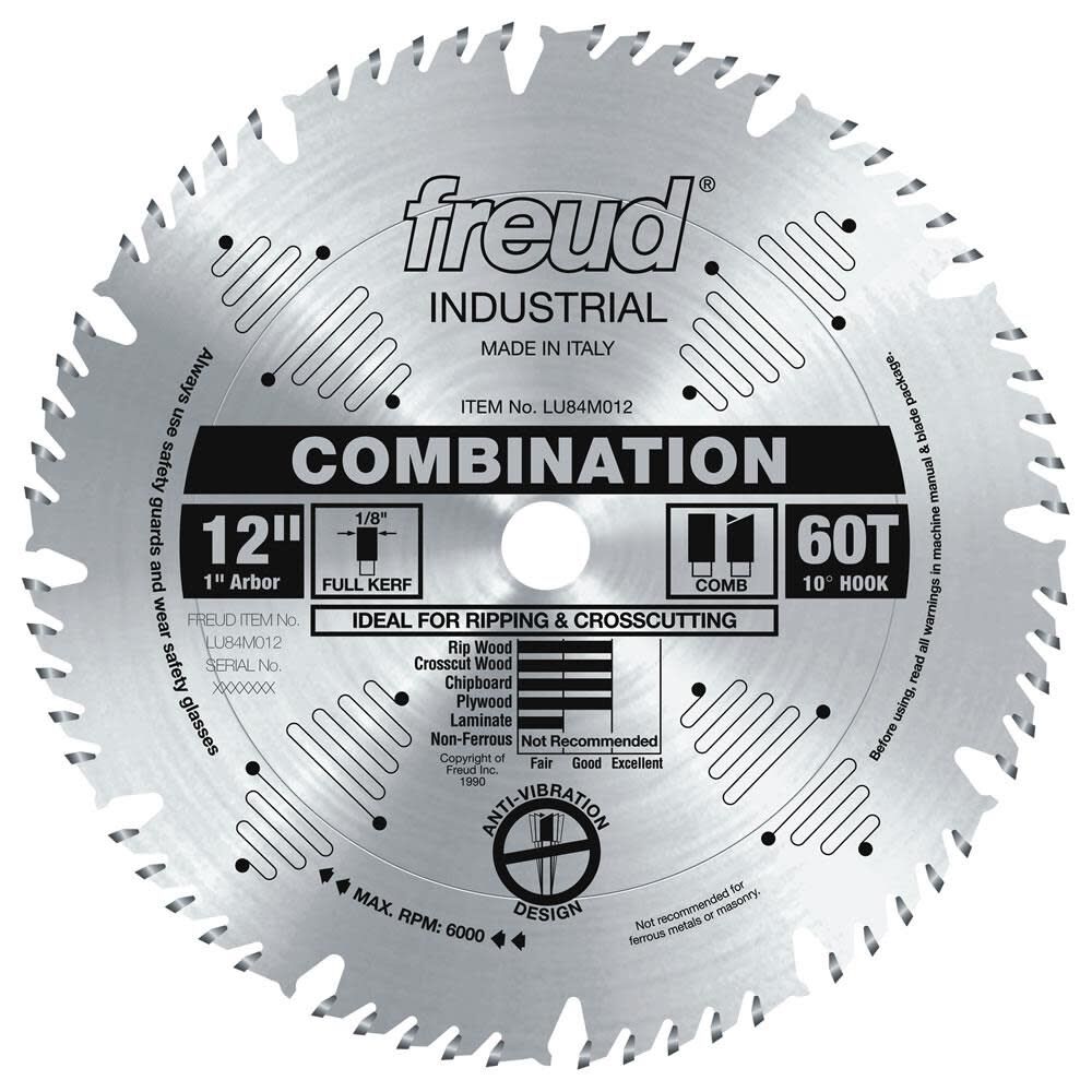 Freud 12in Combination Blade, large image number 1