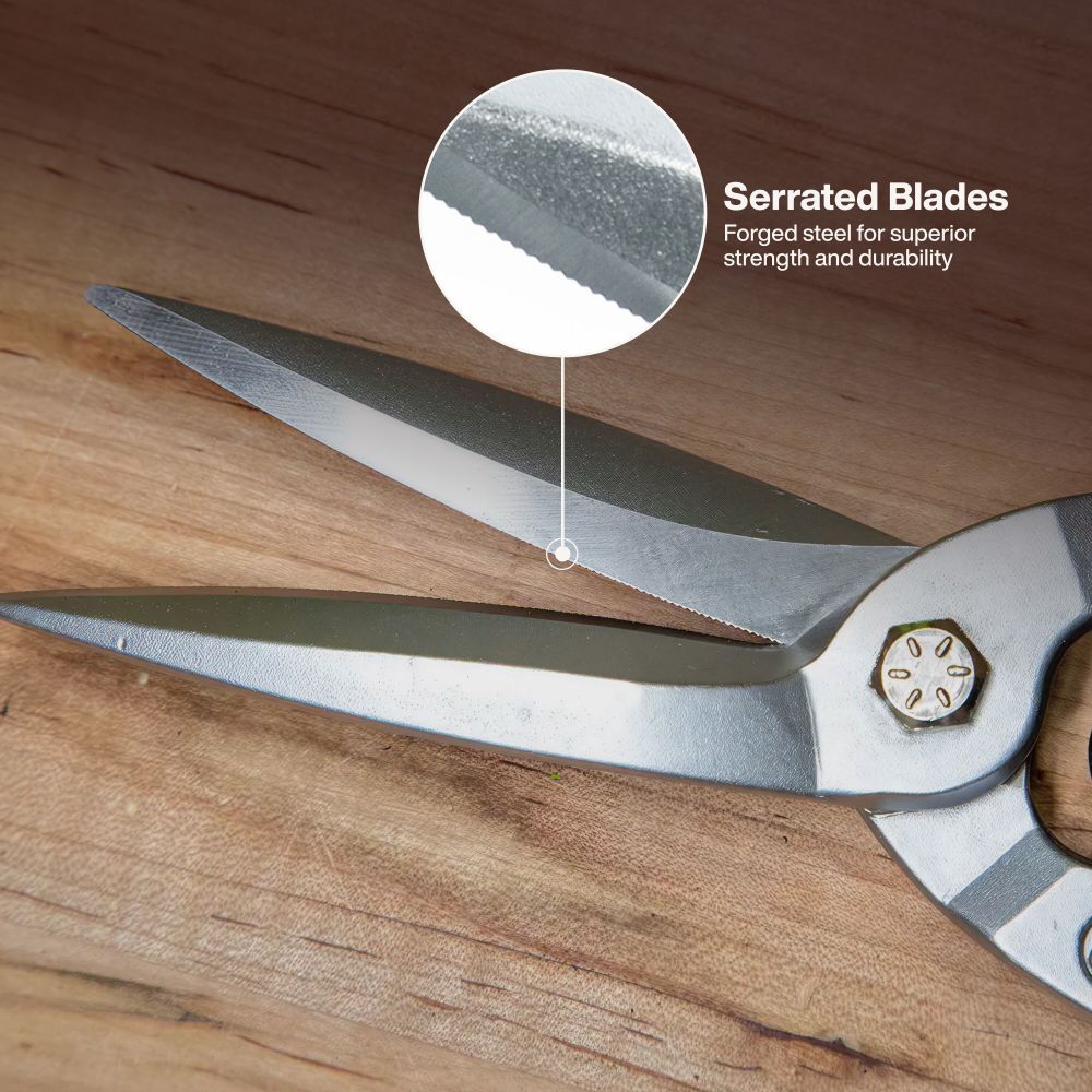 Klein Tools Straight Long Cut Aviation Snips, large image number 4
