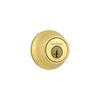 Kwikset SmartKey Door Deadbolt Polished Brass Single Cylinder, small image number 1