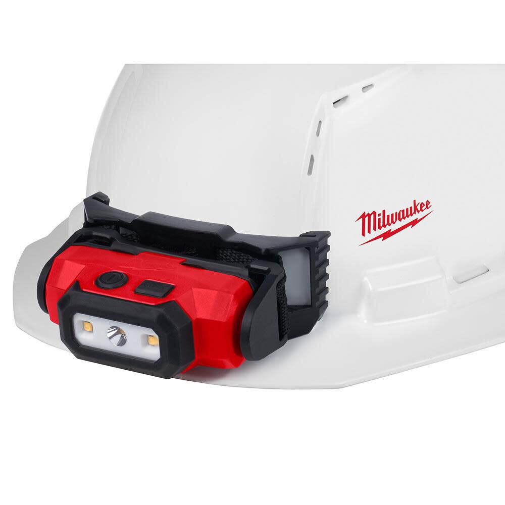 Milwaukee hard top hat with light