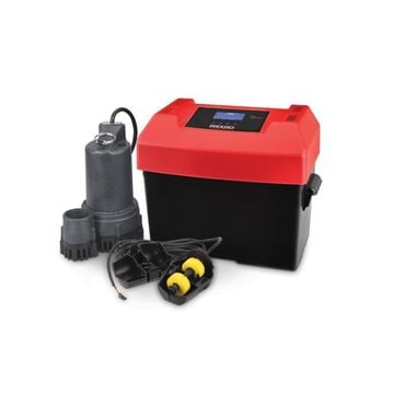 Ridgid 12V Battery Backup Sump Pump System
