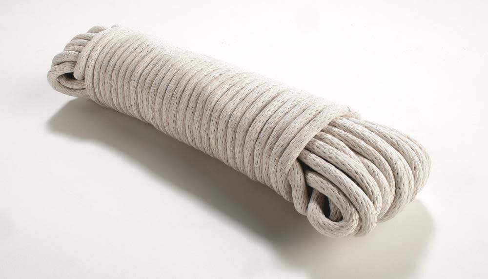 Erin Rope Solid Braid Cotton Sash Cord 3/8 X 100' SBCS120100