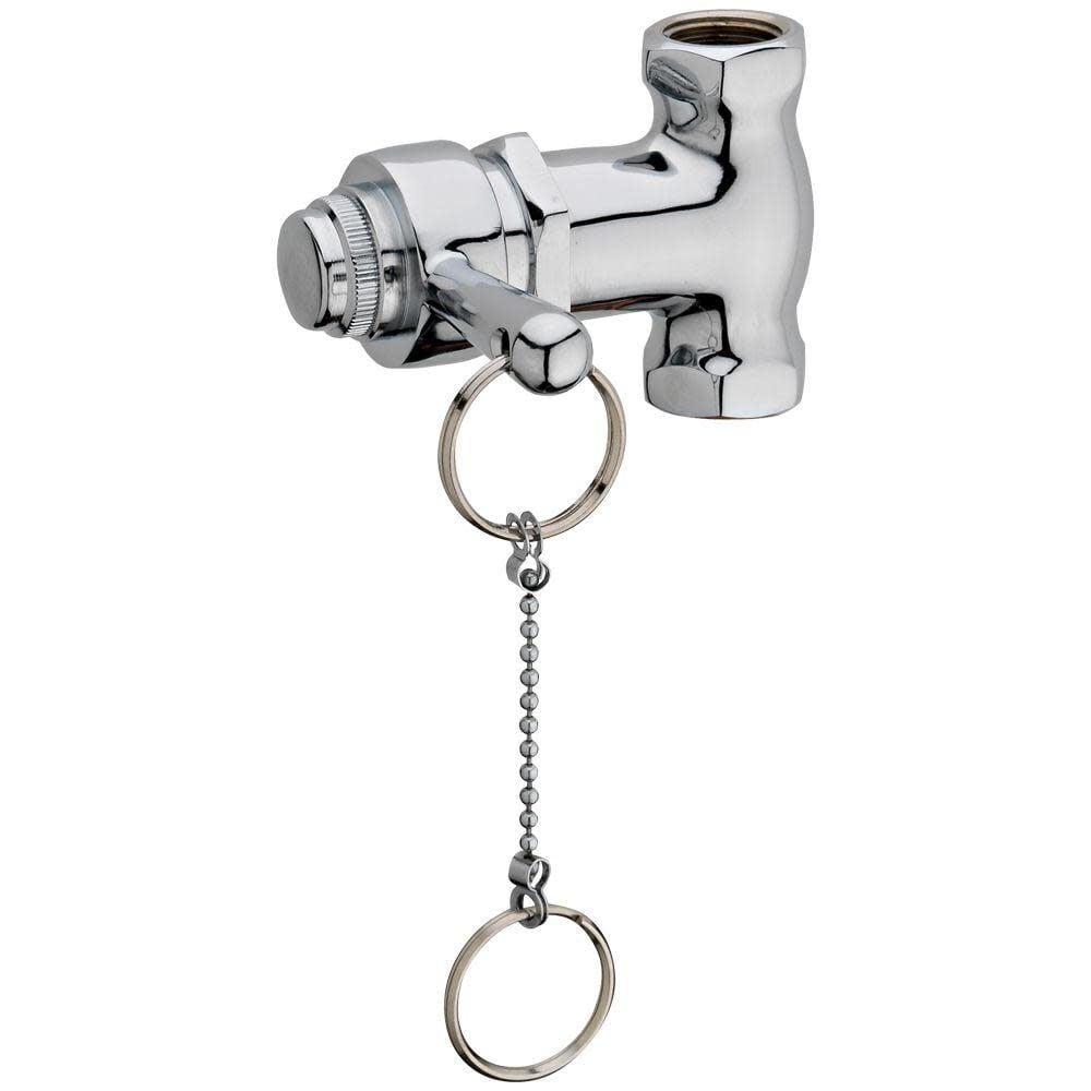 Homewerks Shower Valve 1/2in Chrome 1 Handle Self Closing – 4393385