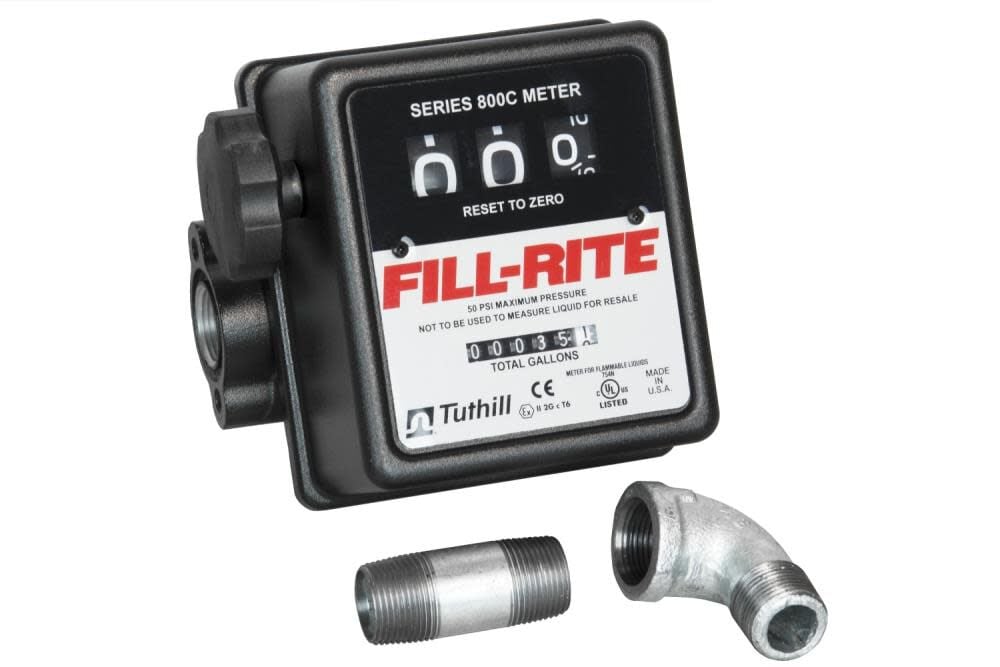 Fill-Rite 3/4 In. 3-Wheel Mechanical Meter – 807CMK