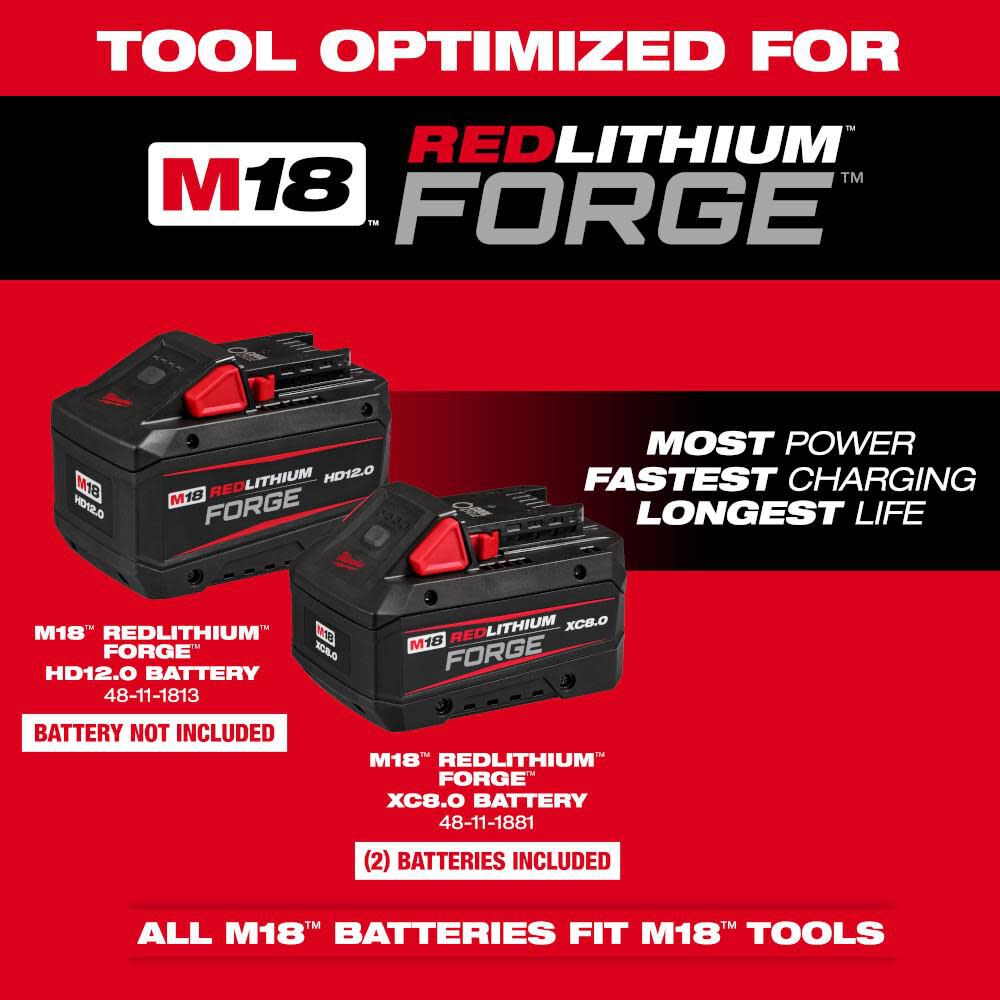 Milwaukee M18 FUEL 20 Inch Dual Battery Chainsaw Kit, large image number 10