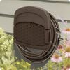 Suncast 150 Ft. Resin Wall Mounted Deluxe Hose Hanger, Java, small image number 2