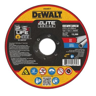 DEWALT 4-1/2 x .045 x 7/8 T1 XP CER Cut-Off Wheel