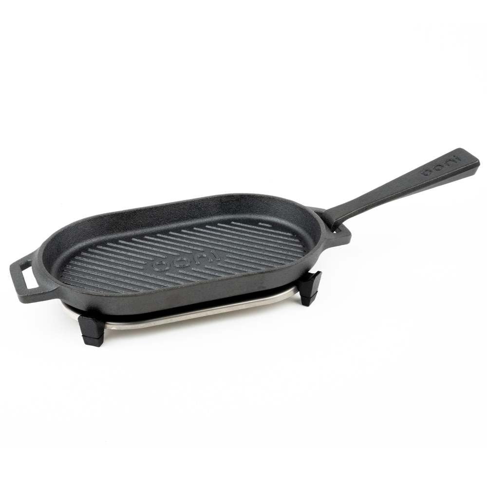 Ooni 12.2 Inch Premium Cast Iron & Stainless Steel Grizzler Pan – UU-P1AA00