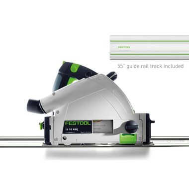 Festool 6 1/4in TS 55 FEQ-F-Plus Plunge Cut Track Saw Set, large image number 1