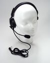 Kenwood Single-muff headset with in-line PTT, small
