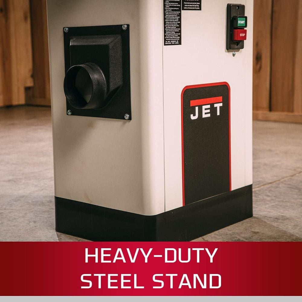 JET JJ-6HHDX 6 In. Long Bed Jointer with Helical Head Kit