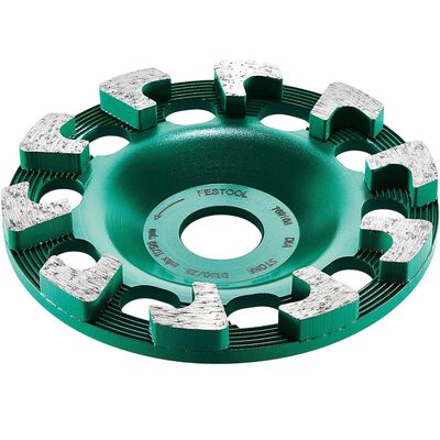 DIA STONE-D130 130 Milimeter Single Row Segmented Rim Diamond Cup Disc for Hard Materials
