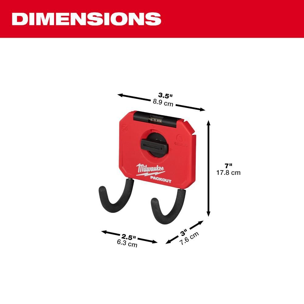 Milwaukee PACKOUT 3 Curved Hook, large image number 4