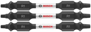 Bosch 3 pc. Impact Tough 2.5 In. Square #1 Double-Ended Bits